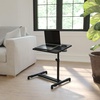 image:imageFlash Furniture Macon Black Adjustable Height Steel Mobile Computer DeskBlack