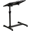 image:imageFlash Furniture Macon Black Adjustable Height Steel Mobile Computer DeskBlack