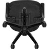 image:imageFlash Furniture Mallard MidBack Swivel Mesh Office Chair with Padded Seat and TArms HeightAdjustable Ergonomic Padded Office Desk Chair BlackBlack