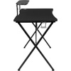image:imageFlash Furniture Mallot Black Gaming Desk with Cup Holder Headphone Hook and MonitorSmartphone StandBlack