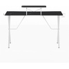 image:imageFlash Furniture Mallot Black Gaming Desk with Cup Holder Headphone Hook and MonitorSmartphone StandBlackWhite