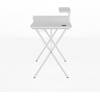 image:imageFlash Furniture Mallot Black Gaming Desk with Cup Holder Headphone Hook and MonitorSmartphone StandWhite