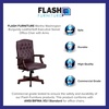 image:imageFlash Furniture Martha Washington Burgundy LeatherSoft Executive Swivel Office Chair with ArmsBurgundy Leathersoft