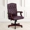 image:imageFlash Furniture Martha Washington Burgundy LeatherSoft Executive Swivel Office Chair with ArmsBurgundy Leathersoft