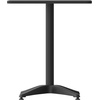 image:imageFlash Furniture Mellie 235 Square Aluminum IndoorOutdoor Table with BaseBlack