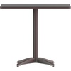 image:imageFlash Furniture Mellie 235 Square Aluminum IndoorOutdoor Table with BaseBronze