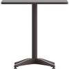 image:imageFlash Furniture Mellie 235 Square Aluminum IndoorOutdoor Table with BaseBronze