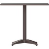 image:imageFlash Furniture Mellie 235 Square Aluminum IndoorOutdoor Table with BaseBronze