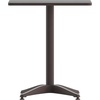 image:imageFlash Furniture Mellie 235 Square Aluminum IndoorOutdoor Table with BaseBronze