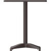 image:imageFlash Furniture Mellie 235 Square Aluminum IndoorOutdoor Table with BaseBronze