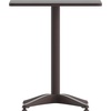 image:imageFlash Furniture Mellie 235 Square Aluminum IndoorOutdoor Table with BaseBronze