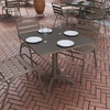 image:imageFlash Furniture Mellie 235 Square Aluminum IndoorOutdoor Table with BaseBronze