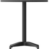 image:imageFlash Furniture Mellie Commercial Grade 315 Round Aluminum IndoorOutdoor Table with BaseBlack