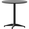 image:imageFlash Furniture Mellie Commercial Grade 315 Round Aluminum IndoorOutdoor Table with BaseBlack