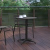 image:imageFlash Furniture Mellie Commercial Grade 315 Round Aluminum IndoorOutdoor Table with BaseBlack