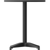 image:imageFlash Furniture Mellie Commercial Grade 315 Round Aluminum IndoorOutdoor Table with BaseBlack