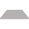 image:imageFlash Furniture Mobile 225W x 45L Trapezoid Grey HP Laminate Activity Table  Standard Height Adjustable LegsGrey