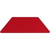 image:imageFlash Furniture Mobile 225W x 45L Trapezoid Grey HP Laminate Activity Table  Standard Height Adjustable LegsRed