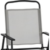 image:imageFlash Furniture Mystic Folding Patio Sling Chairs Outdoor Textilene Lawn Chairs with Armrests Set of 2 GrayGrey