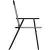 image:imageFlash Furniture Mystic Folding Patio Sling Chairs Outdoor Textilene Lawn Chairs with Armrests Set of 2 GrayGrey