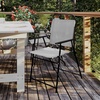 image:imageFlash Furniture Mystic Folding Patio Sling Chairs Outdoor Textilene Lawn Chairs with Armrests Set of 2 GrayGrey