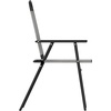 image:imageFlash Furniture Mystic Folding Patio Sling Chairs Outdoor Textilene Lawn Chairs with Armrests Set of 2 GrayGrey