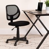 image:imageFlash Furniture Neri Low Back Black Mesh Swivel Task Office Chair with Curved Square BackBlack