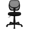 image:imageFlash Furniture Neri Low Back Black Mesh Swivel Task Office Chair with Curved Square BackBlack