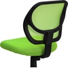image:imageFlash Furniture Neri Low Back Black Mesh Swivel Task Office Chair with Curved Square BackGreen