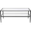 image:imageFlash Furniture Newport Collection Glass Coffee Table with Black Metal FrameCoffee Table