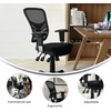 image:imageFlash Furniture Nicholas MidBack Swivel Desk Chair with Wheels Mesh Back Padded Seat and Armrests Adjustable Height Mesh Ergonomic Office Chair BlackBlack MeshBlack Frame
