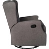 image:imageFlash Furniture Omma Swivel Glider Rocking Recliner Manual Wingback Recliner with 360 Degree Swivel for Living Room Bedroom or Nursery Upholstered Dark GrayDark Gray