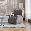 image:imageFlash Furniture Omma Swivel Glider Rocking Recliner Manual Wingback Recliner with 360 Degree Swivel for Living Room Bedroom or Nursery Upholstered Dark GrayDark Gray