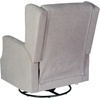 image:imageFlash Furniture Omma Swivel Glider Rocking Recliner Manual Wingback Recliner with 360 Degree Swivel for Living Room Bedroom or Nursery Upholstered Dark GrayLight Gray