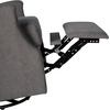 image:imageFlash Furniture Omma Swivel Glider Rocking Recliner Manual Wingback Recliner with 360 Degree Swivel for Living Room Bedroom or Nursery Upholstered Dark GrayDark Gray