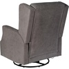 image:imageFlash Furniture Omma Swivel Glider Rocking Recliner Manual Wingback Recliner with 360 Degree Swivel for Living Room Bedroom or Nursery Upholstered Dark GrayDark Gray