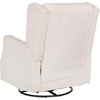 image:imageFlash Furniture Omma Swivel Glider Rocking Recliner Manual Wingback Recliner with 360 Degree Swivel for Living Room Bedroom or Nursery Upholstered Dark GrayOffwhite Boucle