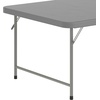 image:imageFlash Furniture Paige 493 Classroom Activity Table for School and Home HeavyDuty Rectangular Plastic Activity Table for Kids WhiteGranite Gray