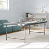 image:imageFlash Furniture Paige 493 Classroom Activity Table for School and Home HeavyDuty Rectangular Plastic Activity Table for Kids WhiteGranite Gray