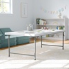image:imageFlash Furniture Paige 493 Classroom Activity Table for School and Home HeavyDuty Rectangular Plastic Activity Table for Kids WhiteGranite White