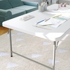 image:imageFlash Furniture Paige 493 Classroom Activity Table for School and Home HeavyDuty Rectangular Plastic Activity Table for Kids WhiteGranite White