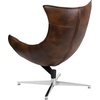 image:imageFlash Furniture Pasithea Black LeatherSoft Swivel Cocoon ChairBomber Jacket