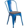 image:imageFlash Furniture Perry Metal Stackable Chair with Wood Seat 1 Pack BlackBlue