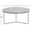 image:imageFlash Furniture Providence Collection 315 Round Indoor Living Room Coffee Table in Faux Concrete FinishConcrete