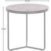 image:imageFlash Furniture Providence Collection 315 Round Indoor Living Room Coffee Table in Faux Concrete FinishConcrete