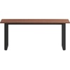 image:imageFlash Furniture Redmond Conference Table with UFrame Base Commercial Water and Scratch Resistant Laminate Finish PVC Edge Heavy Duty Steel Frame 72x36 Gray OakWalnut