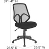 image:imageFlash Furniture Salerno Series High Back Black Mesh Office ChairBlack