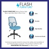 image:imageFlash Furniture Salerno Series High Back Black Mesh Office ChairLight Blue