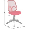 image:imageFlash Furniture Salerno Series High Back Black Mesh Office ChairRed