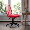 image:imageFlash Furniture Salerno Series High Back Black Mesh Office ChairRed